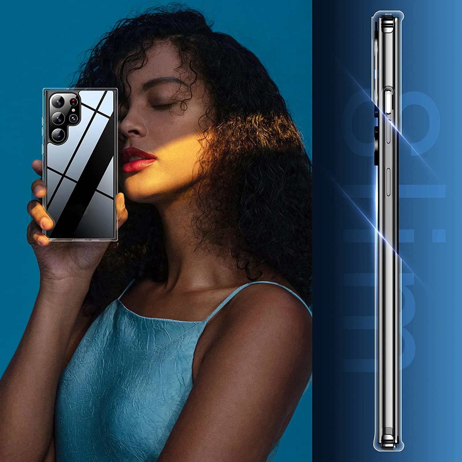 Ốp lưng chống sốc trong suốt cho Samsung Galaxy S24 Ultra hiệu Likgus Crashproof