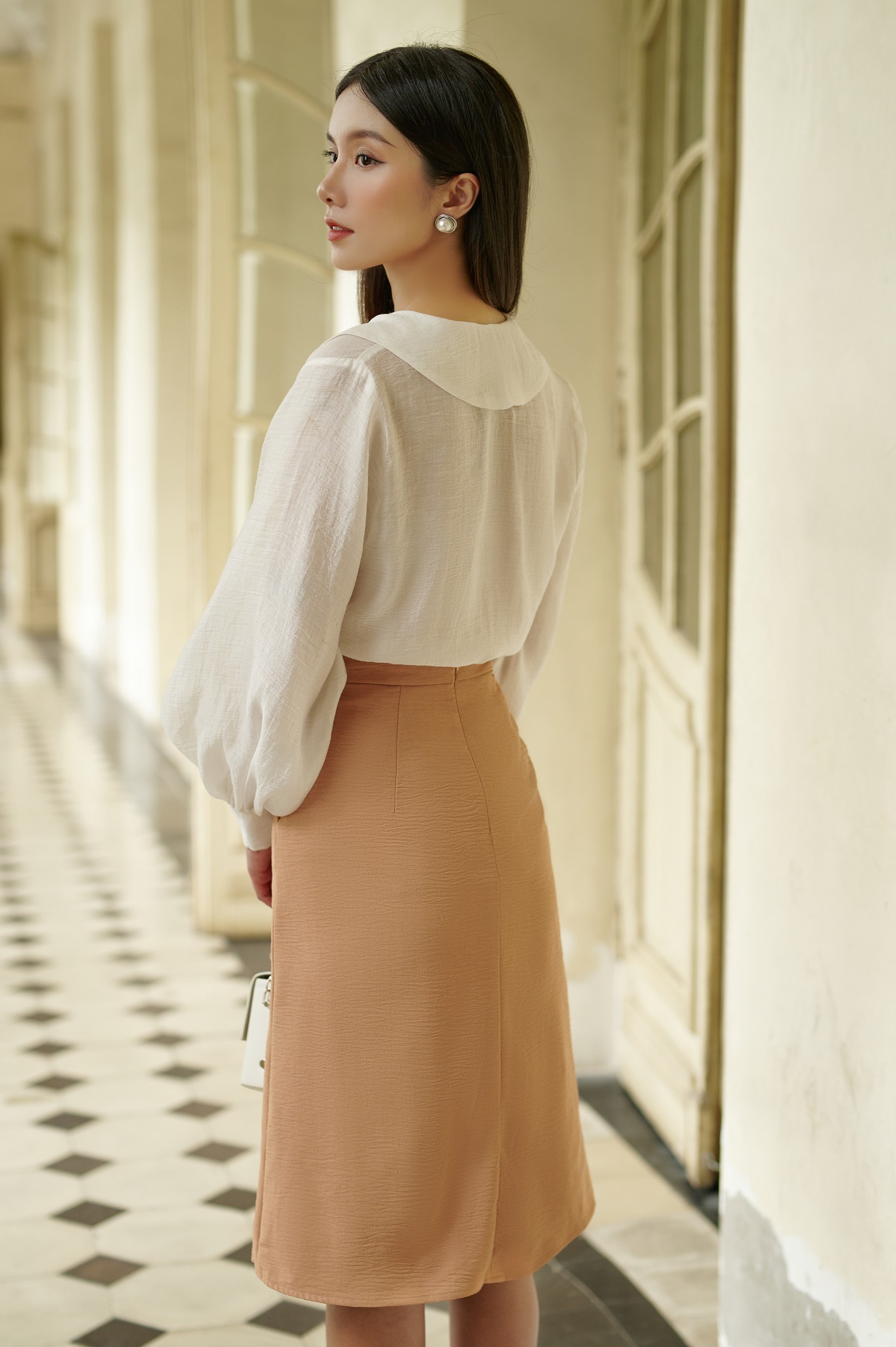 OLV - Chân váy Caramel Button Skirt