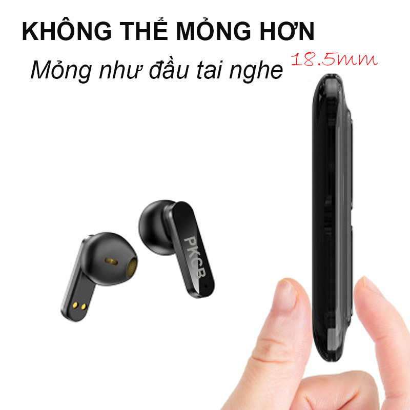 Tai Nghe True Wireless Bluetooth cảm ứng PKCB - Hàng chính hãng