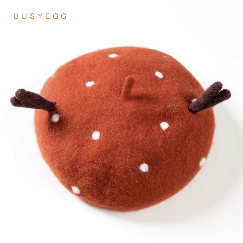 Bé Hươu Dễ Thương Mũ Nồi Nón Cho Bé Gái Trẻ Ấm Dày Bonnet Bé Trai Nón Tặng Cho Nữ Mũ Len Cho Bé panama Trẻ Em Mũ Đợi Đầu Đa Năng