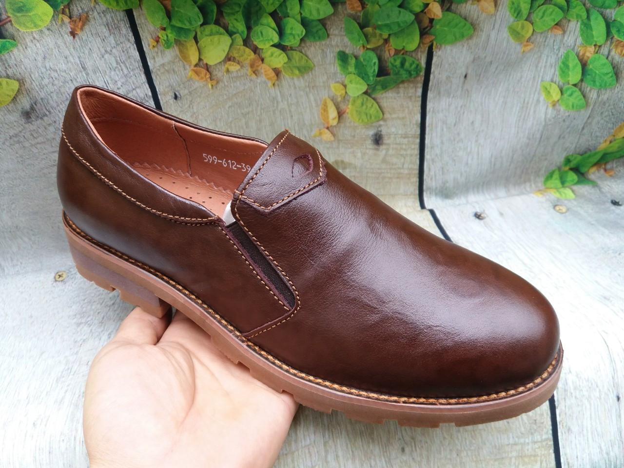 Giày lười Boots nam phong cách đế chống đinh -gl0050