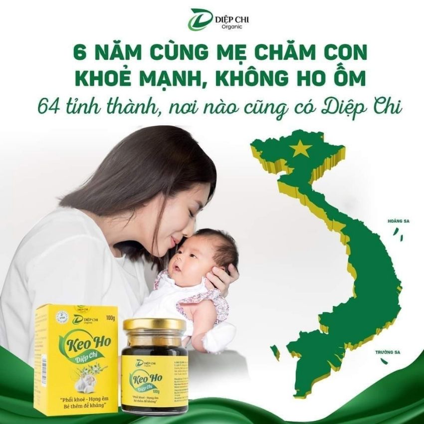 Keo Ho Diệp Chi Hỗ Trợ Điều Trị Ho, Bổ Phế, Giảm Tăng Tiết Đờm, Đau Rát Họng, Khản Tiếng Do Ho Kéo Dài, Dùng Được Cho Cả Gia Đình - Hũ 100g
