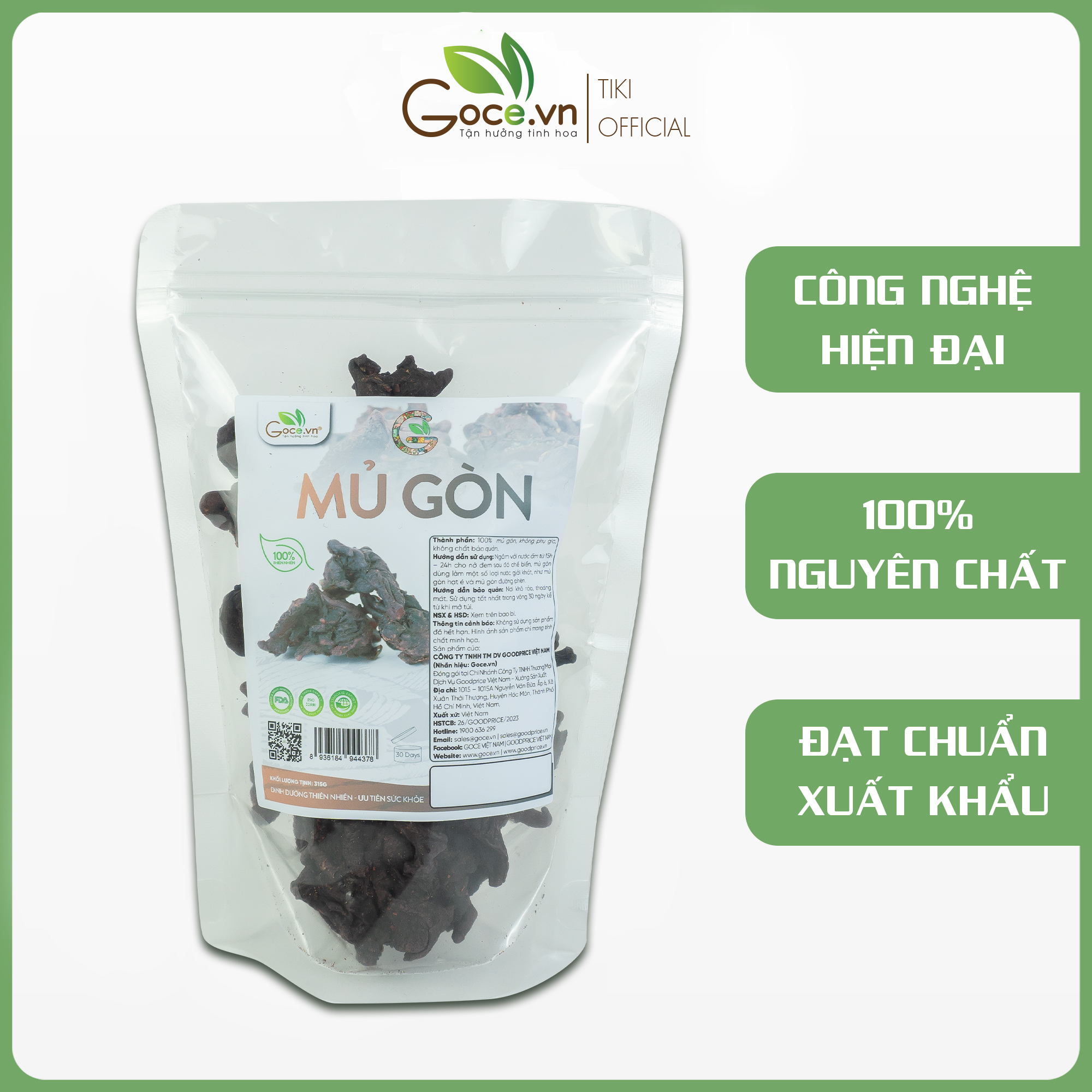 Mủ gòn (mủ cây gòn) Goce - 316g