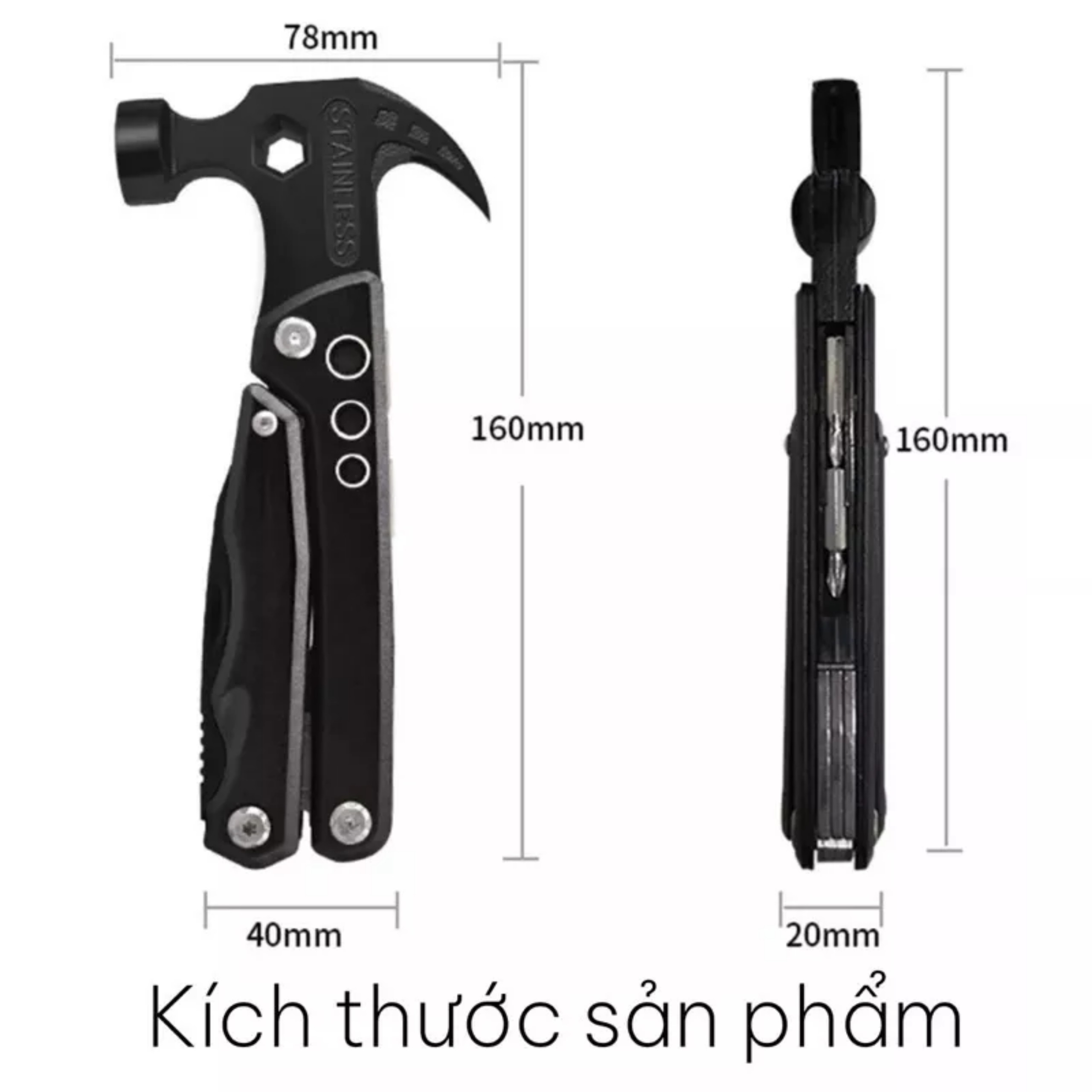 Búa kìm đa năng 14in1 gấp gọn-Đồ dùng thông minh