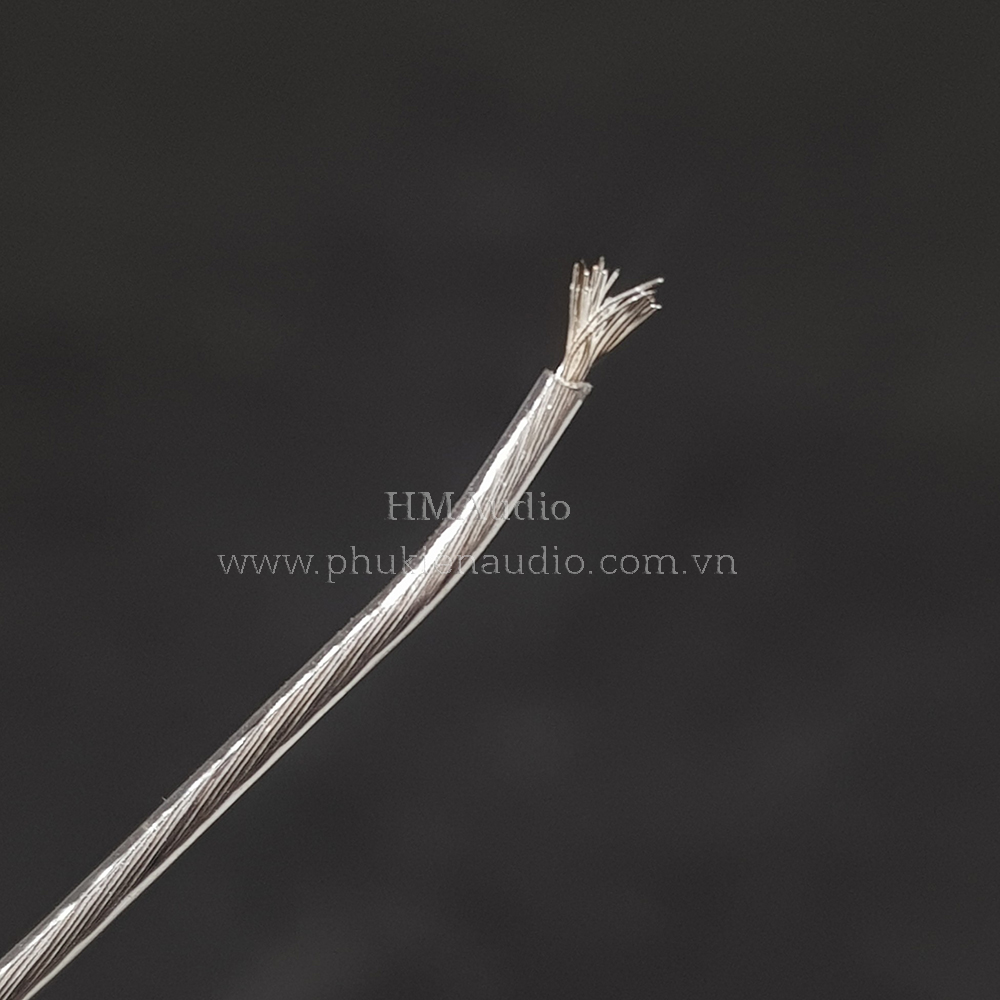 Dây cáp tai nghe đồng mạ bạc OFC đường kính 1.0mm
