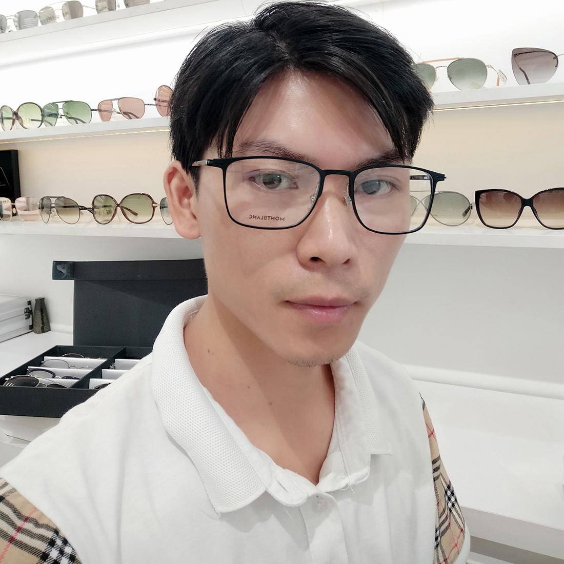 Gọng kính Montblant Unisex MB0193O 001 chính hãng