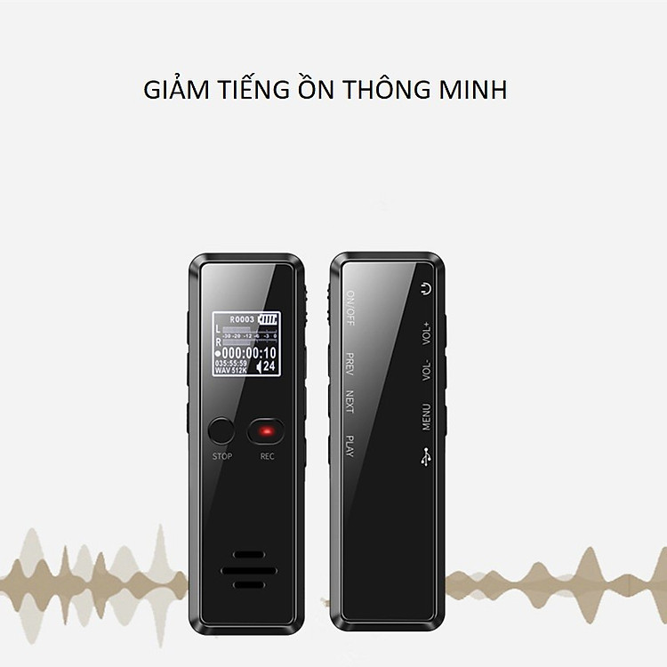 Máy Ghi Âm Chuyên Nghiệp 818 Bộ Nhớ Trong 8GB