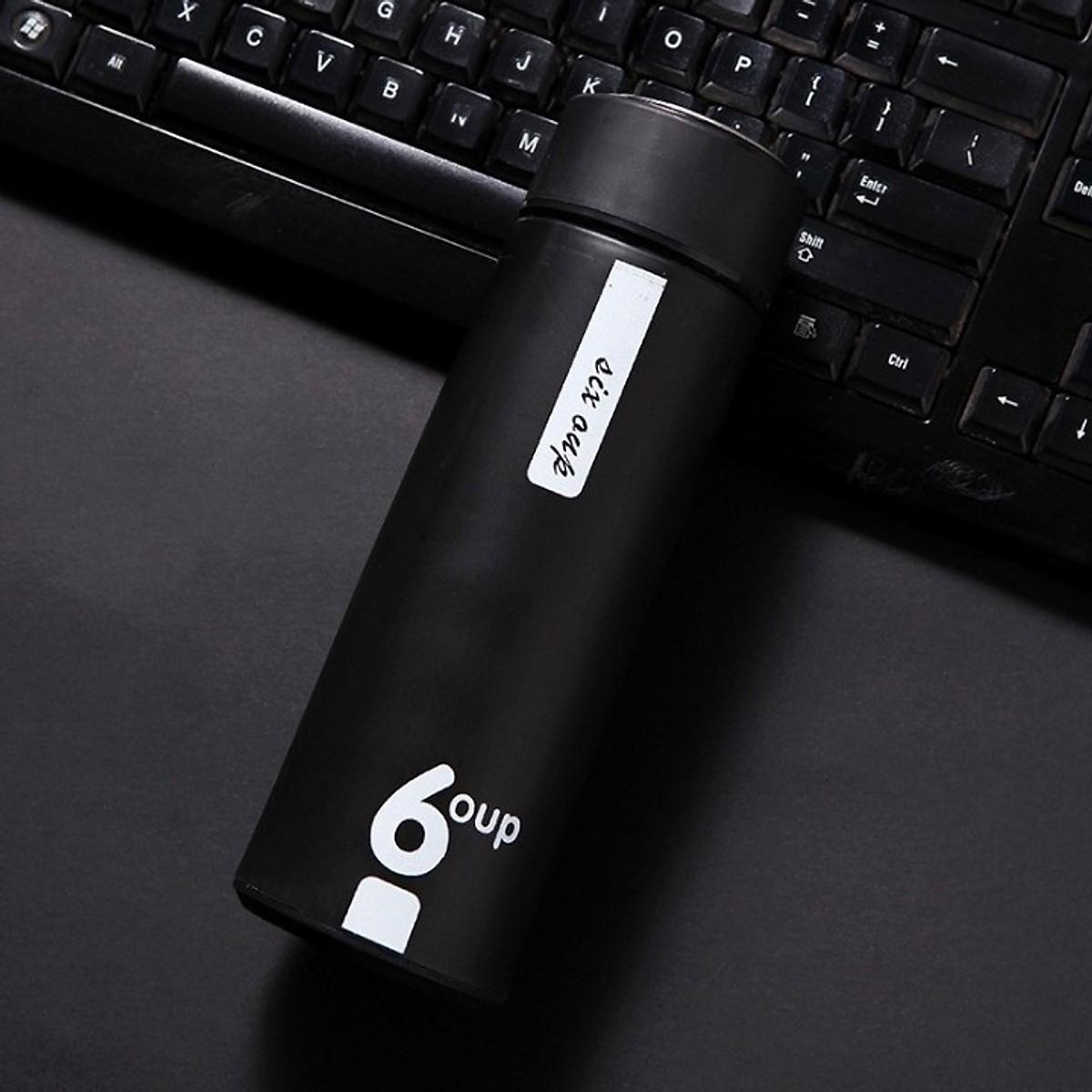 Bình Đựng Nước Giữ Nhiệt Đa Năng Bọc Nhựa Chống Nóng An Toàn Tiện Dụng 450Ml - Giao Màu Ngẫu Nhiên - Hàng Loại 1