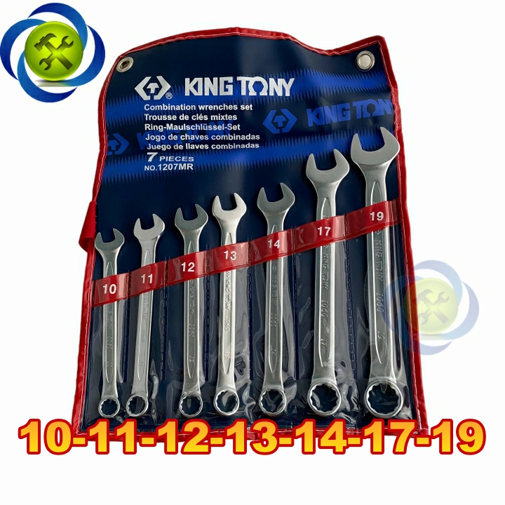 Bộ cờ lê vòng miệng Kingtony 1207MR 7 chi tiết