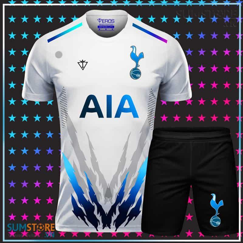 Quần áo đá banh Độc Lạ – CLB Tottenham Win 3 Trắng Mới Nhất 2022 2023