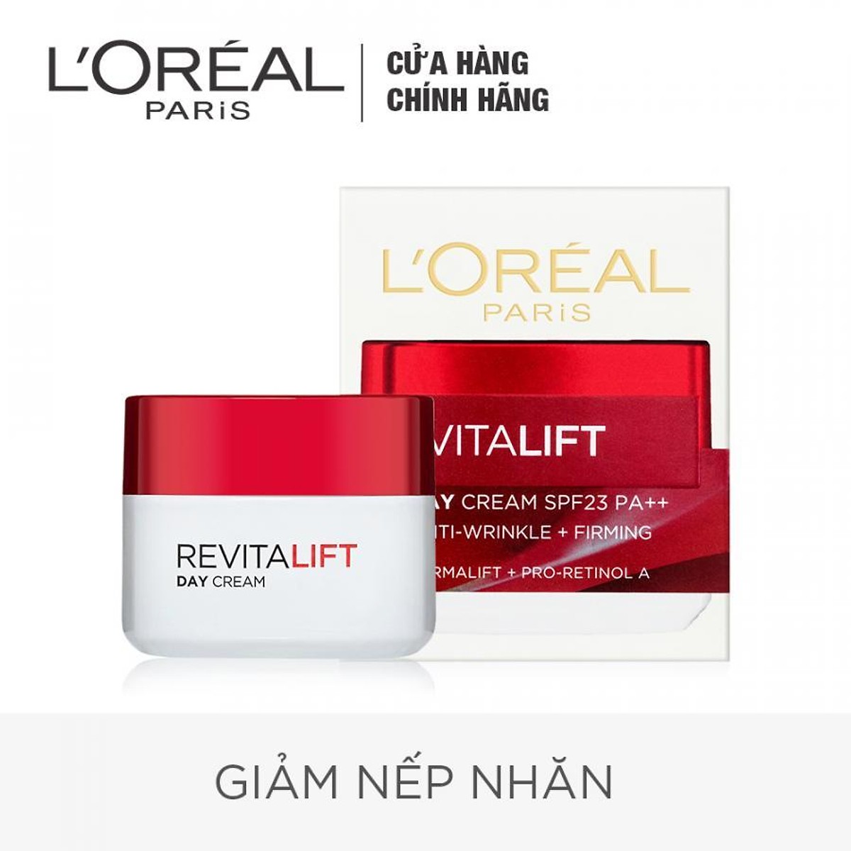 Kem Dưỡng Chống Nhăn Săn Chắc Da Ban Ngày L’Oreal Revitalift SPF23 PA++ 50ml