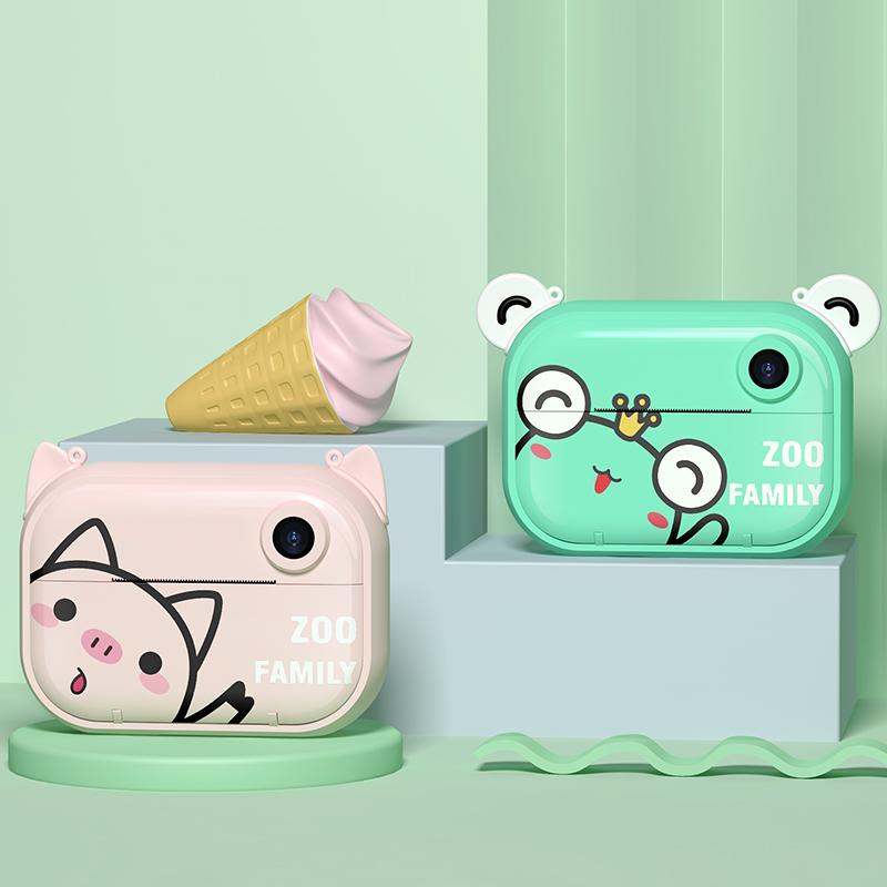 Máy ảnh in tức thì dành cho trẻ em Đồ chơi máy ảnh kỹ thuật số mini dành cho trẻ em có Wifi nhiệt Máy ảnh giấy ảnh Kỳ lân Quà tặng trẻ em Thẻ 32GB Màu sắc: Kỳ lân