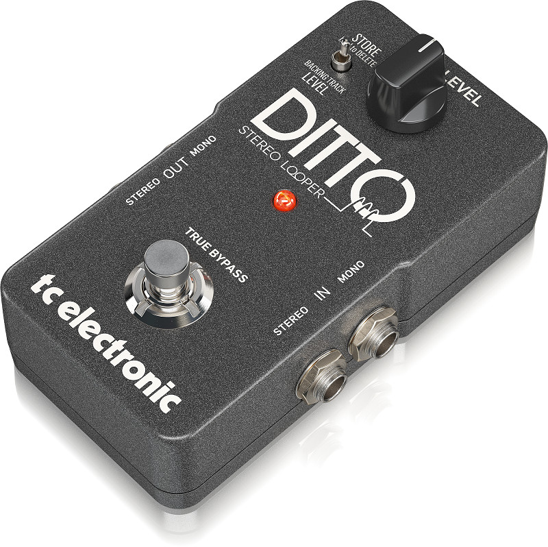 TC ELECTRONIC DITTO STEREO LOOPER GUITAR AND BASS EFFECTS-HÀNG CHÍNH HÃNG