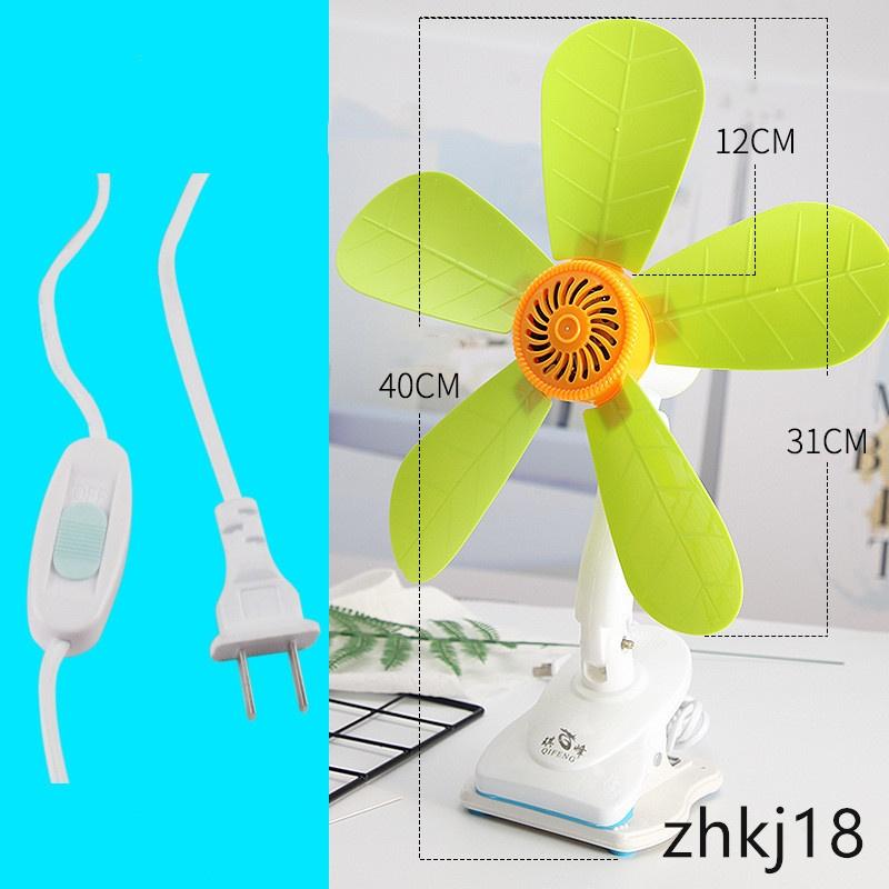 Quạt Điện Mini Để Bàn 5 Cánh Có Kẹp Tiện Dụng Cho Gia Đình