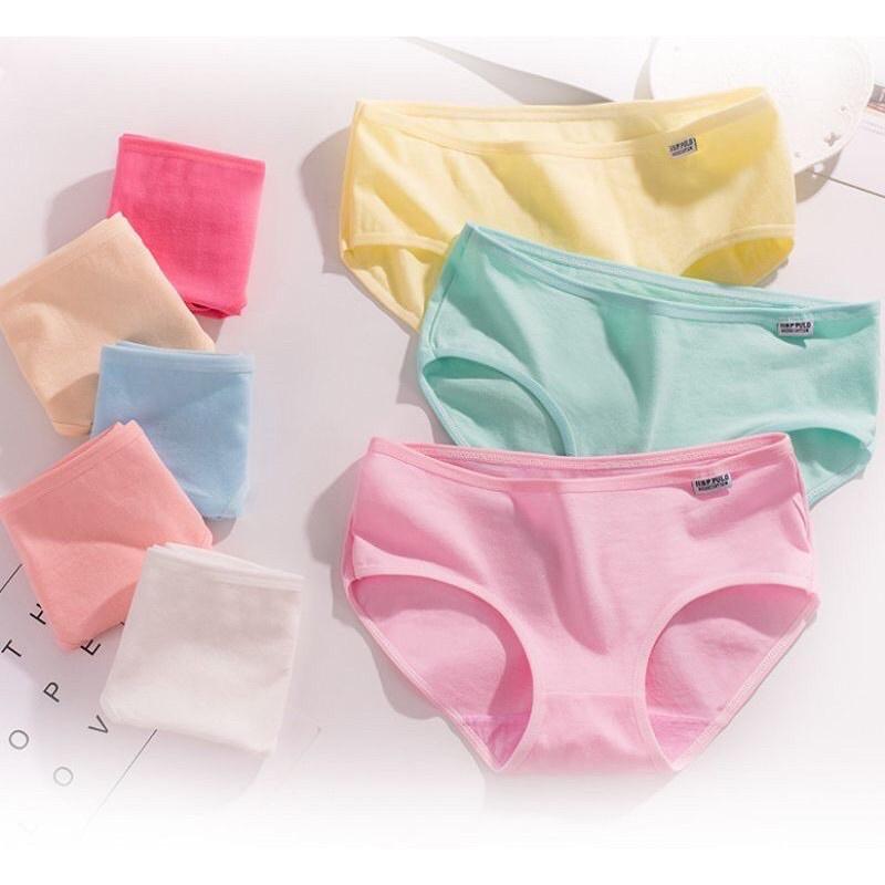 3 Quần lót nữ cotton sợi tre đàn hồi co giãn 4 chiều len tăm xinh xắn cute kháng khuẩn 1105