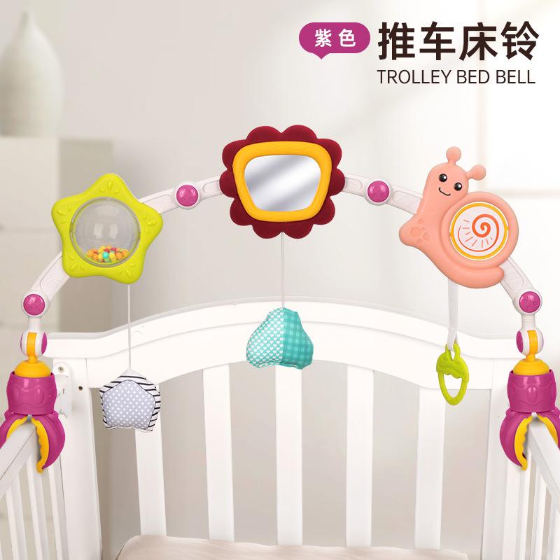 Khuyến mãi Yuan Lebao 0-1 tuổi hươu sao nhỏ chuông giường giáo dục sớm xoa dịu xoay âm nhạc lạch cạch chiếu câu chuyện máy đồ chơi trẻ em