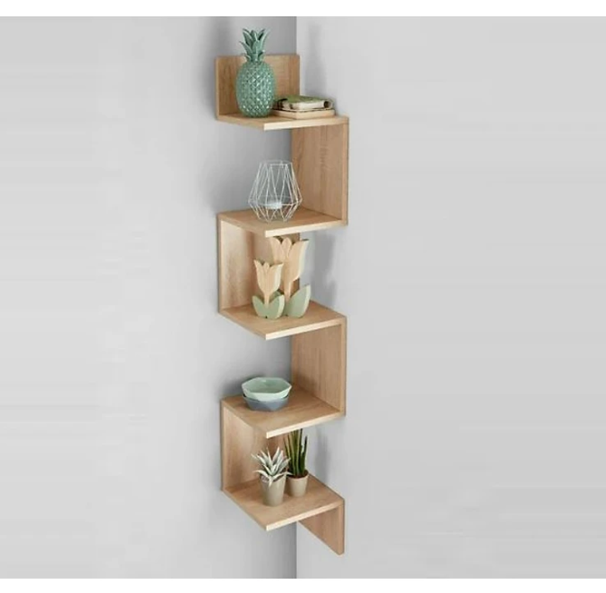Kệ Gỗ Treo Góc Tường 5 Tầng Tundo CTKT411 KT 125x25x25cm
