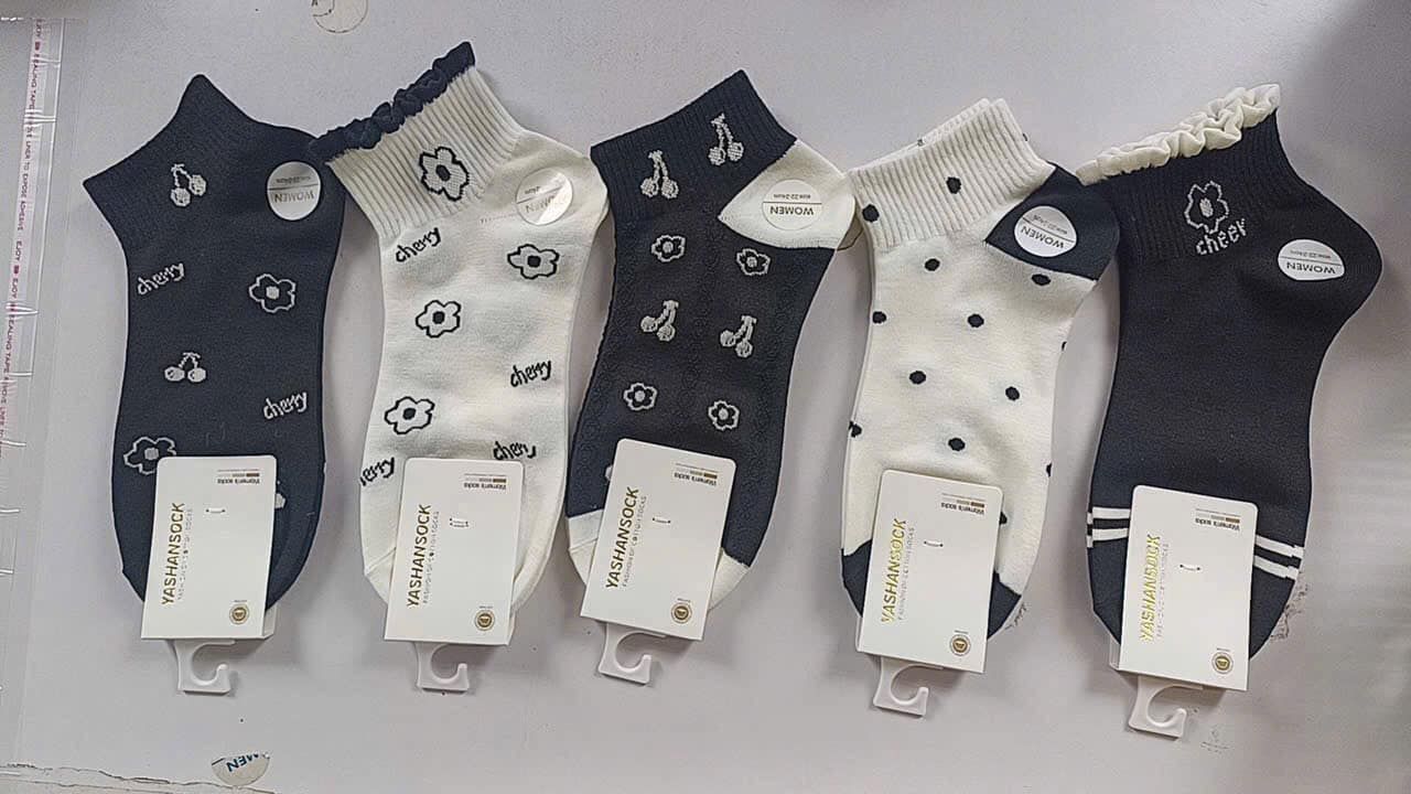 Combo 5 đôi tất cổ ngắn Vintage siêu xinh