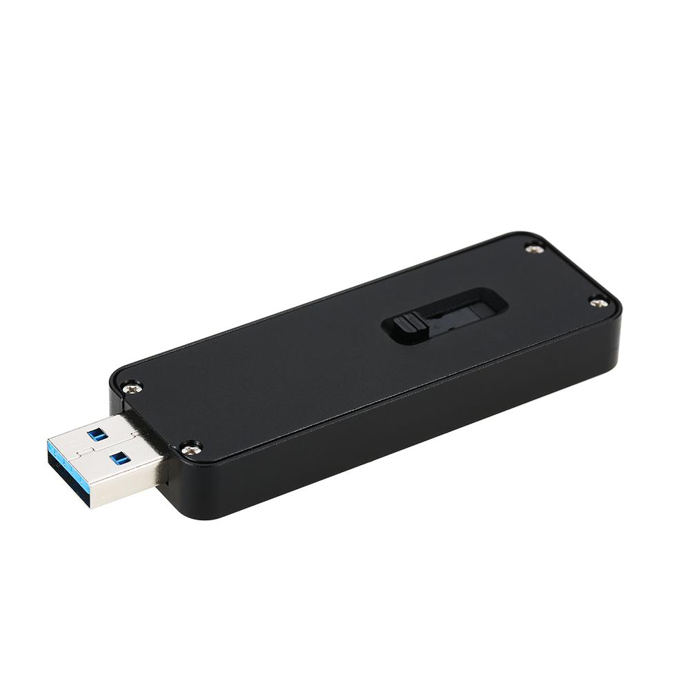 Ổ cứng di động có thể thu vào NGFF / M.2 SSD sang USB 3.0 Loại-A 72mm