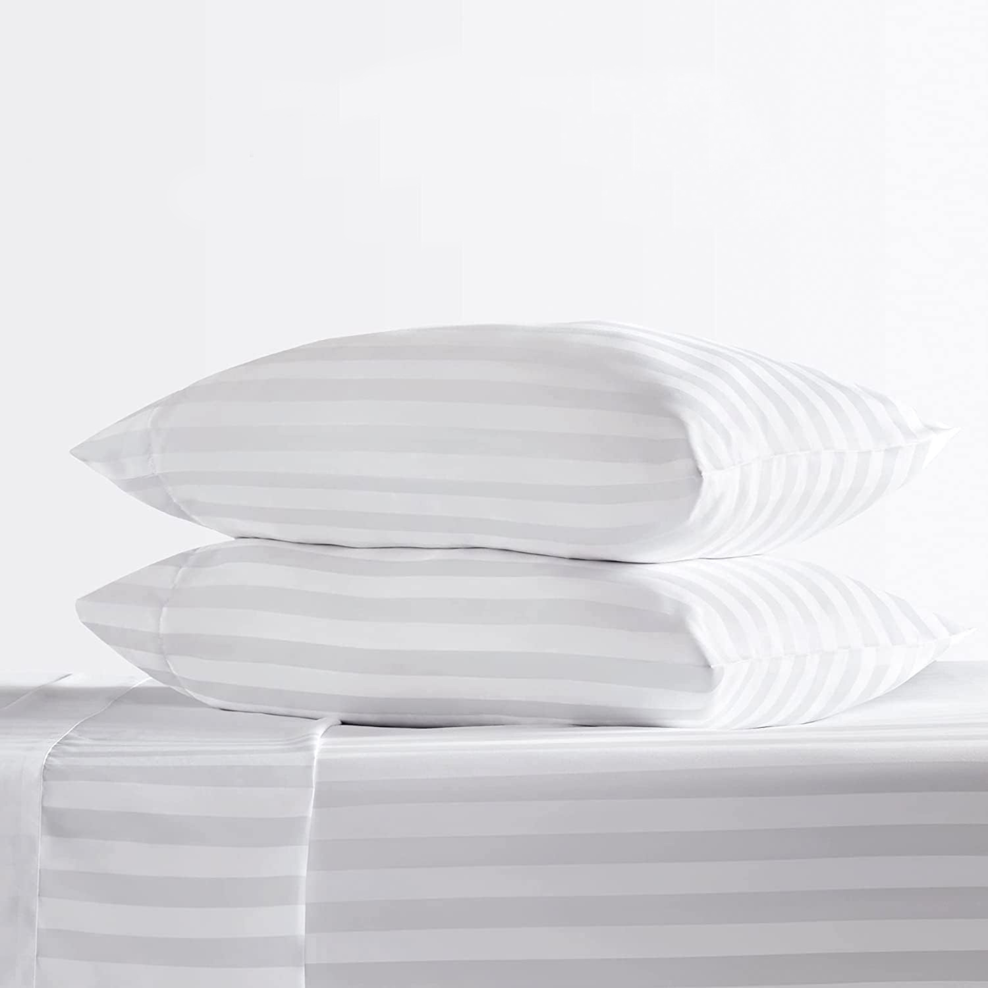 Vải CVC Sọc Trắng 3cm MYM Chuyên Dùng May Chăn Ga Gối, Mềm Mịn, Thoáng Mát Hàng Nhập Khẩu Khổ (3m x 2m8)