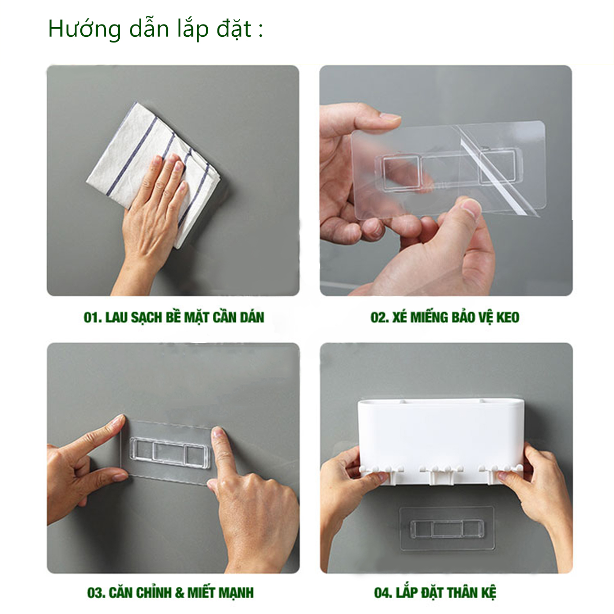 Kệ Để Kem Đánh Răng & Bàn Chải, Tặng Kèm Cốc - Kệ Nhà Tắm Dán Tường Thông Minh - Giá Treo Bàn Chải Đánh Răng Kiêm Để Đồ & Úp Cốc - Giao Màu Ngẫu Nhiên