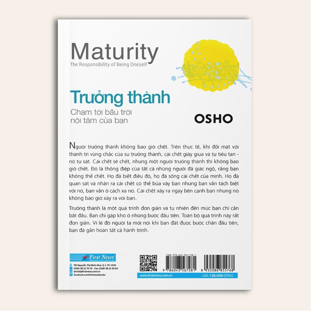 OSHO Trưởng Thành  Chạm Tới Bầu Trời Nội Tâm Của Bạn  - Bản Quyền