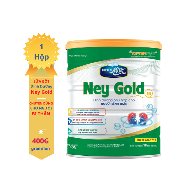 Sữa dinh dưỡng cho người bị thận Ney Gold 400g topten milk
