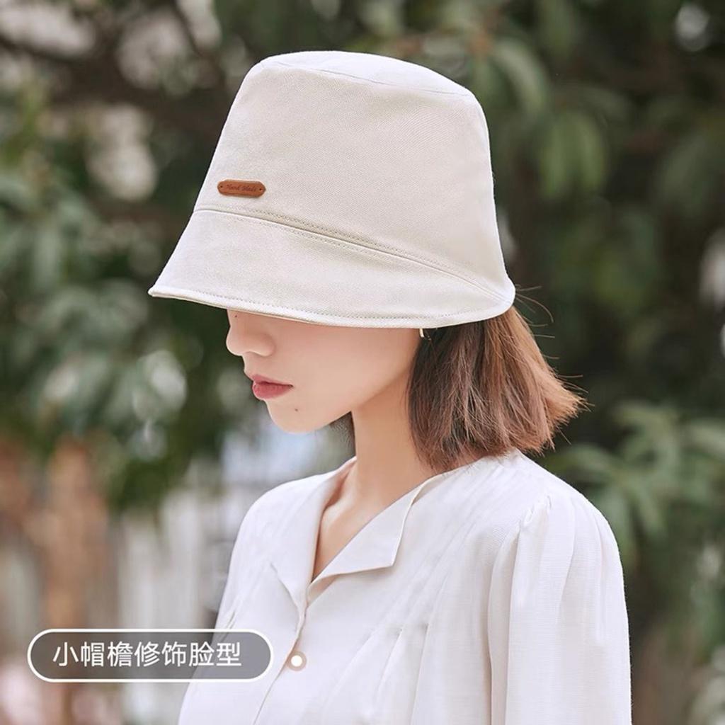 Nón bucket nữ Handmade YOLA SHOP, Mũ vải nữ vành nhỏ Hàn Quốc chống nắng MUBU.001 (QUA TẶNG CỘT TÓC)