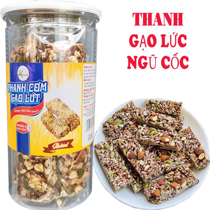 Hình ảnh [Combo 2 Hũ] Thanh Gạo Lứt Ngũ Cốc Siêu Hạt Thơm Ngon SK FOOD - Mỗi Hũ 250g