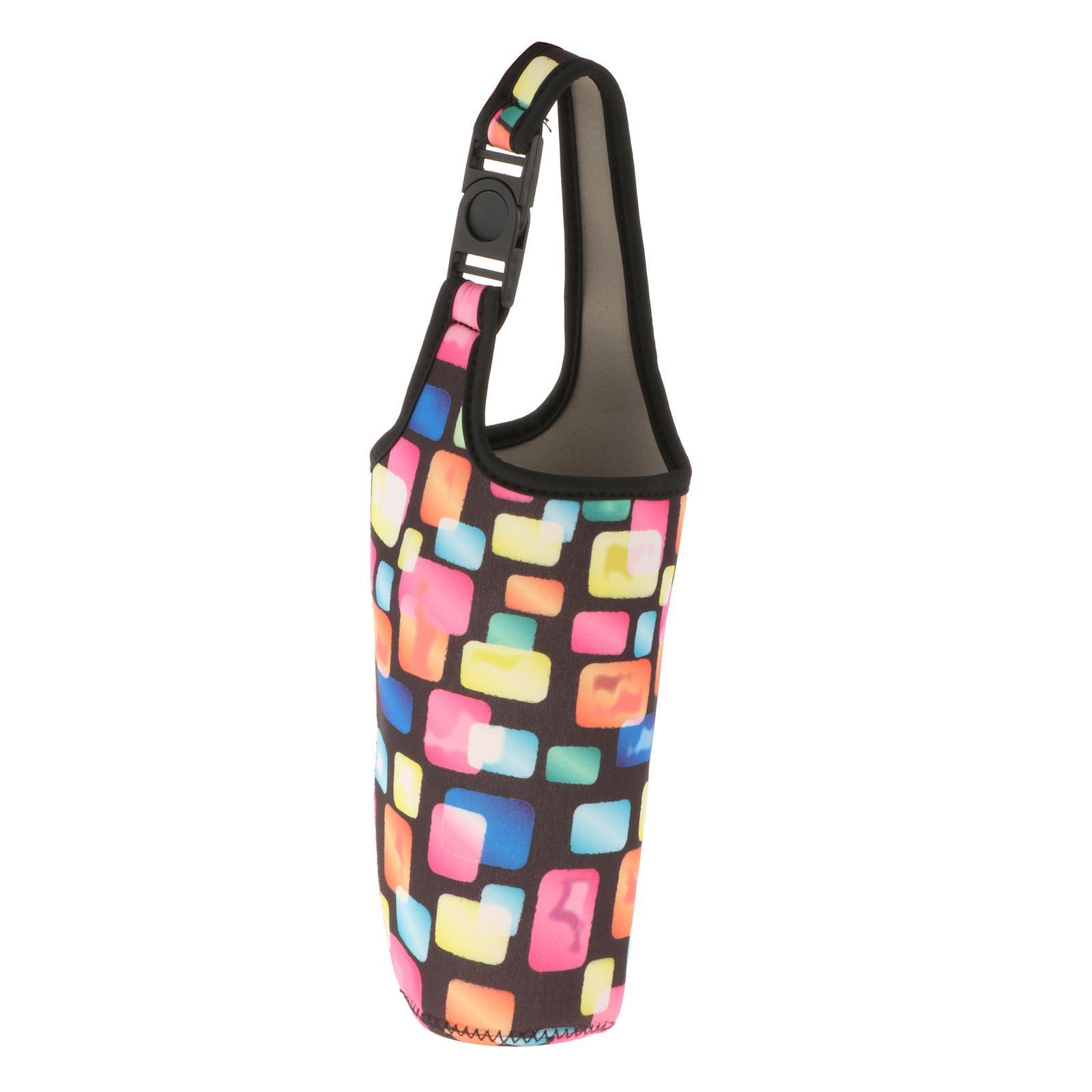 Neoprene Water Bottle Carrier Bag Holder Pouch Portable for Outdoor Sports Camping