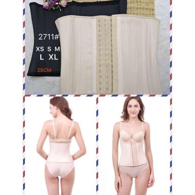 Đai Latex giảm eo 25 xương 25cm Italy
