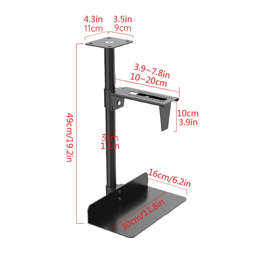 Giá đỡ thùng máy CPU dưới bàn Computer Case Holder Installed Under The Table