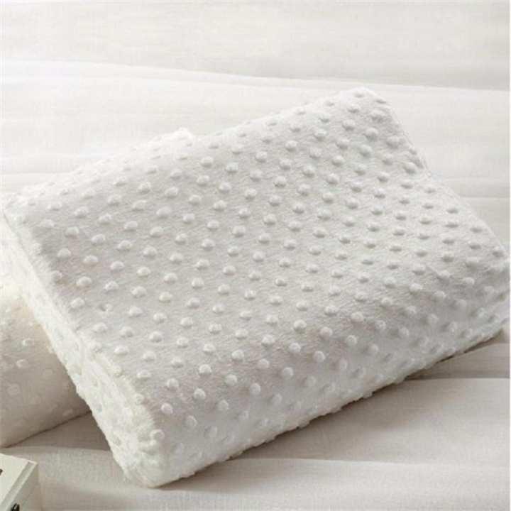 Gối Cao Su Non Hình Gợn Sóng Cho Bạn Giấc Ngủ Sâu - Thoải Mái - Hỗ Trợ Giảm Đau Mỏi Cổ Dành Cho Người Lớn - Vận Chuyển Miễn Phí Toàn Quốc