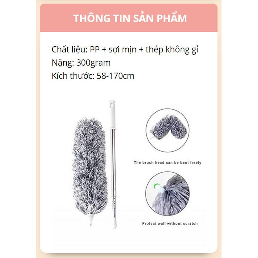 Chổi Quét Lau Bụi Vệ Sinh Làm Sạch Kéo Dài Đa Năng Duster