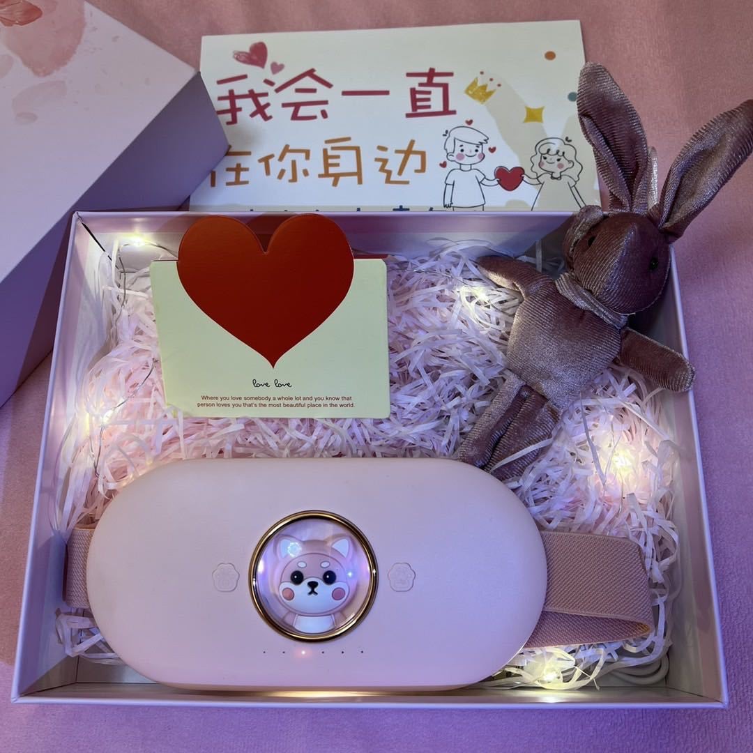 Đai Đeo Massage Giảm Đau, Sưởi Ấm Bụng Phụ Nữ Kỳ Kinh Nguyệt Cao Cấp