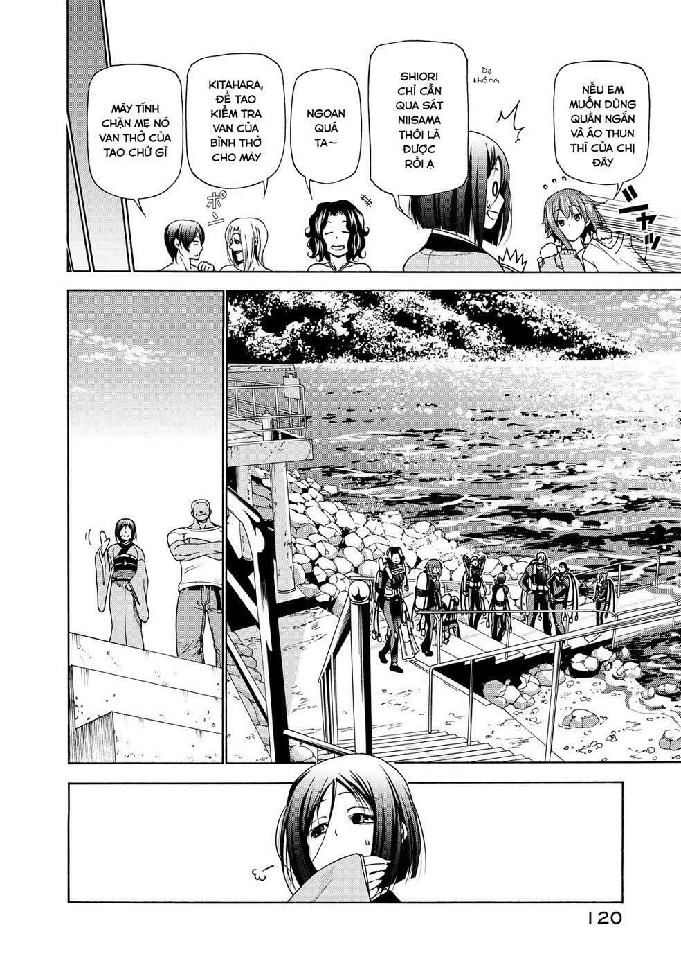 cô gái thích lặn - grand blue chapter 28 30