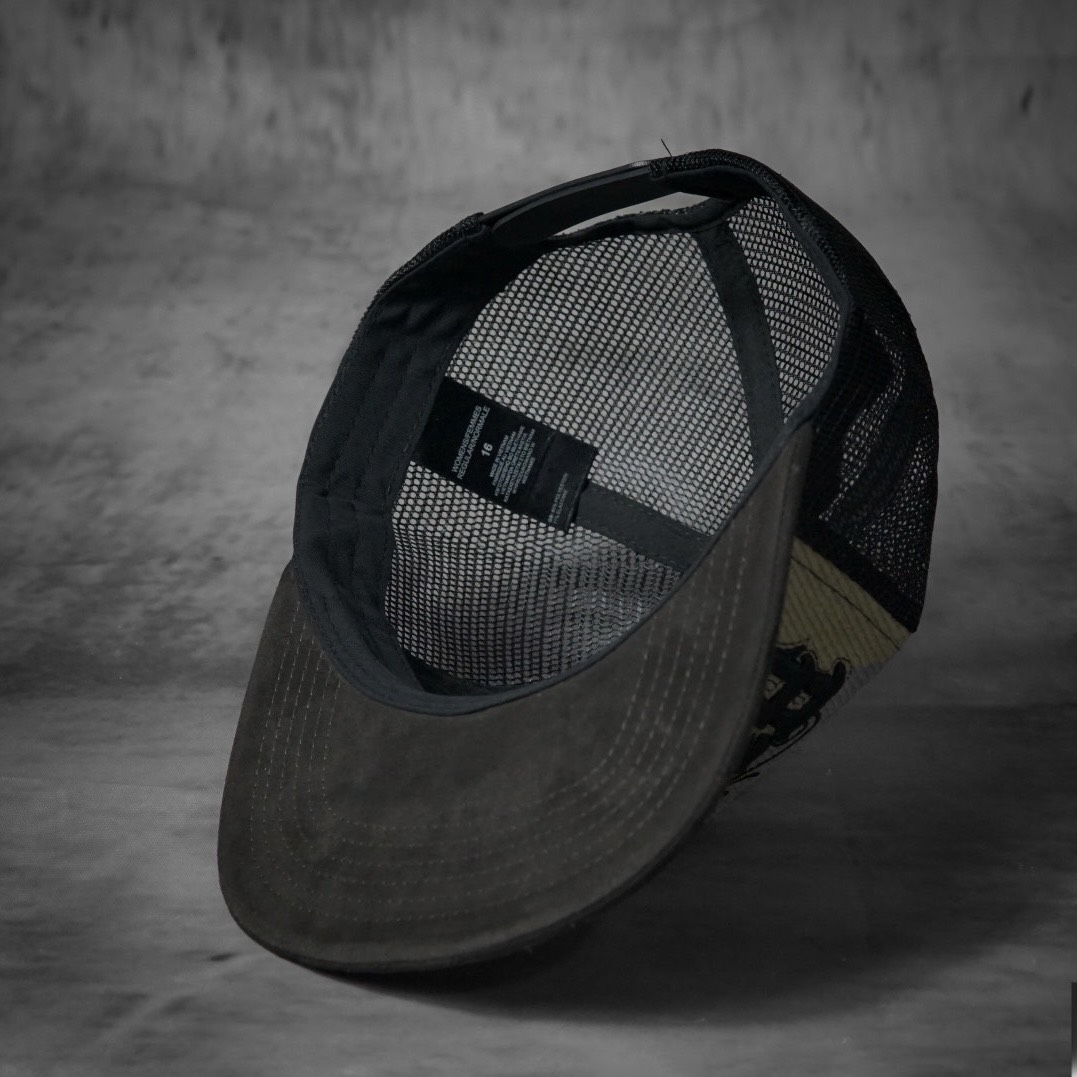 [ Miễn ship / giảm giá ] MŨ NÓN LƯỠI TRAI NAM NỮ SNAPBACK VÀNH PHẲNG LOGO NỔI CÁ TÍNH- đen xanh rêu