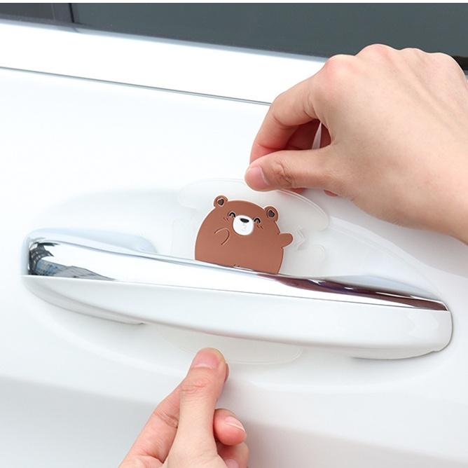 Miếng Dán Bảo Vệ Tay Nắm Cửa Xe Hơi Chống Trầy Xước