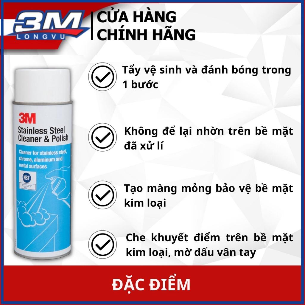 DUNG DỊCH TẨY VÀ LÀM SẠCH ĐÁNH BÓNG INOX – 3M - 3M Long Vu - 10Oz- 300ML