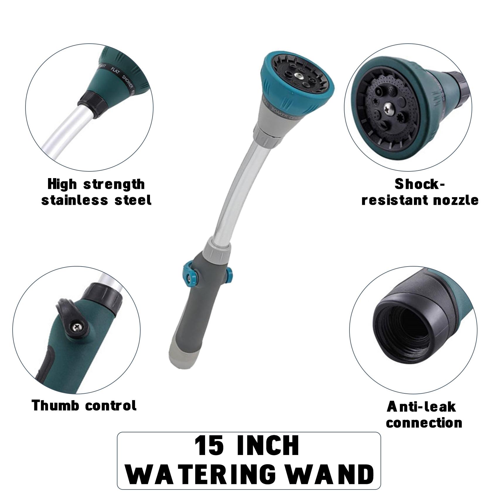 Vòi Phun Nước Tưới Cây Tay Cầm Tiện Dụng Dễ Dàng Bật Và Tắt Với 8 Kiểu Tưới Nước