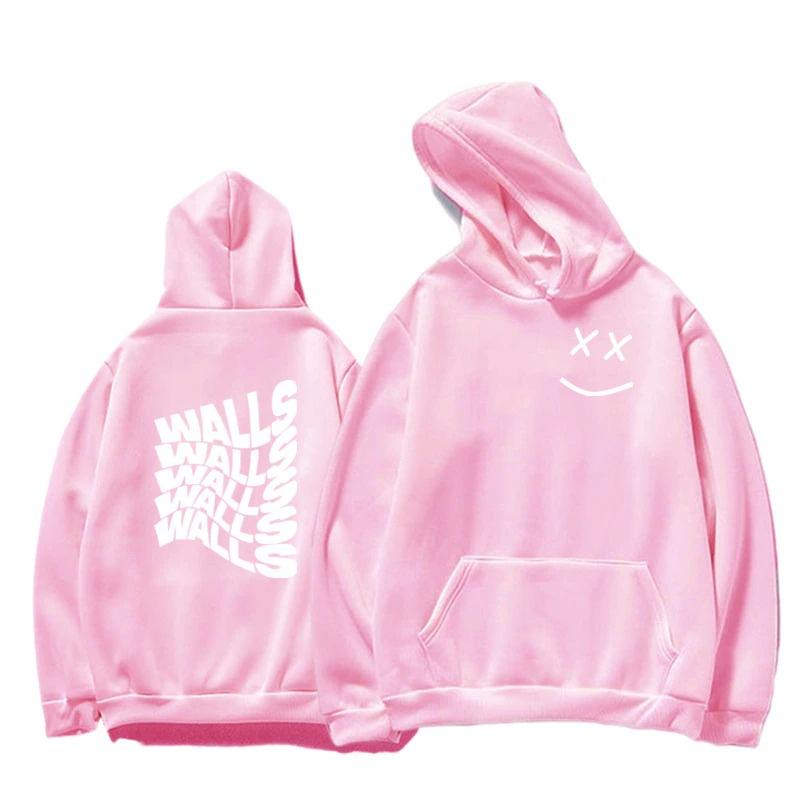 Áo Hoodie nam nữ họa tiết in chữ WALLS
