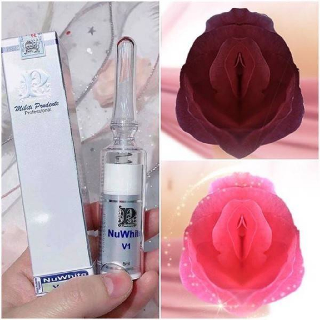 Kem Làm Hồng Cô Bé, Kem Nuwhite V1 Mibiti Prudente Professional 5ml Giảm Thâm Bikini Hồng Âm Môi