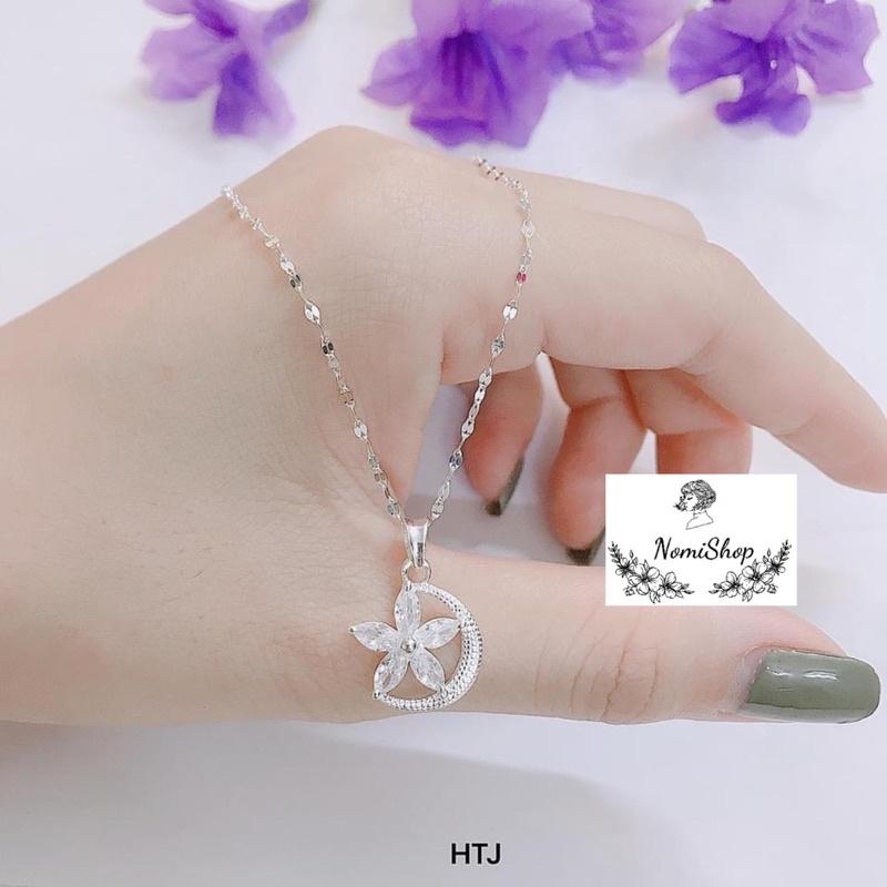 Dây chuyền nữ Bạc ta, mẫu xinh xắn Hot Hit. Đa dạng Phong cách - Bạc Nomi