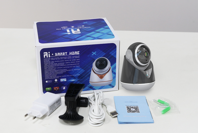 Camera An Ninh Wifi - Carecam Trong Nhà 19Y300 - Xoay Theo Chuyển Động - Báo Động Cực Nhạy - Hàng Nhập Khẩu