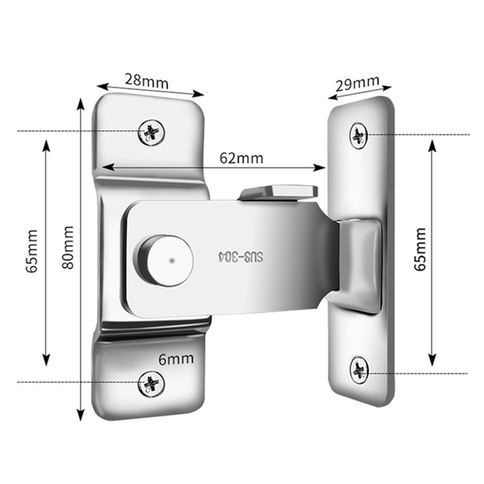 Stainless Steel Door Latch Lock Barn Door Latch Door Hasp Latch