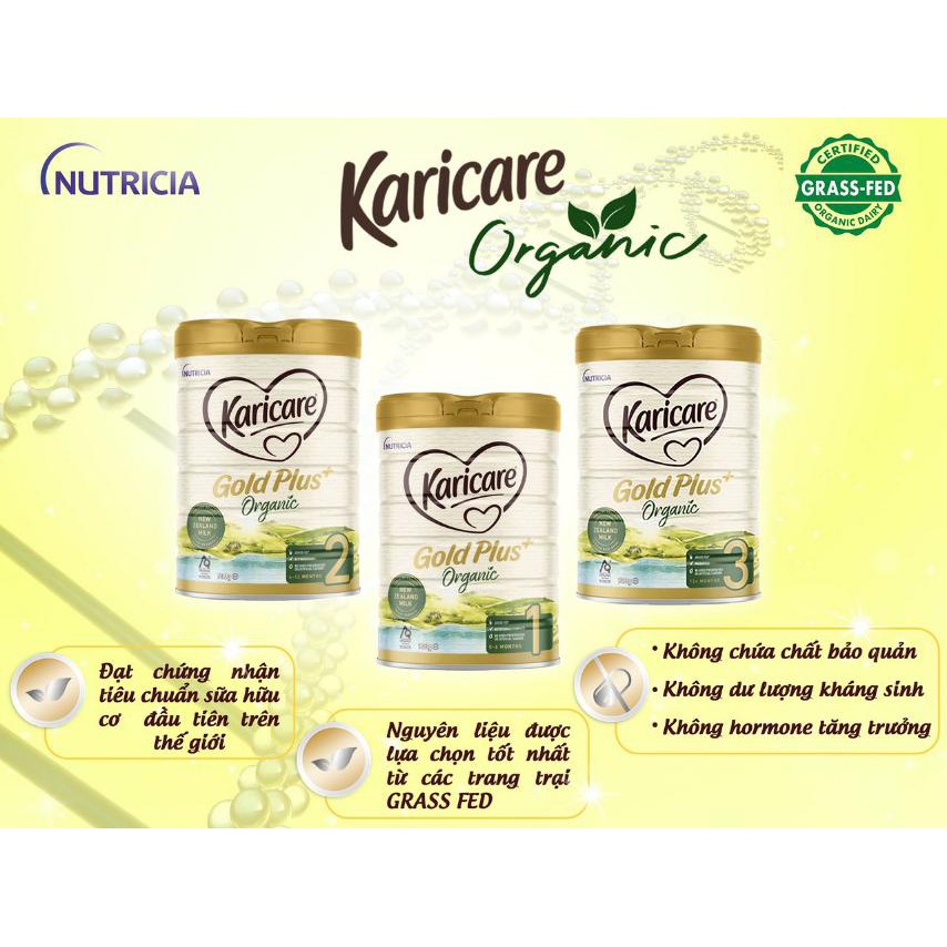 Sữa bò Karicare Organic số 3 900g (Dành cho trẻ trên 1 tuổi)