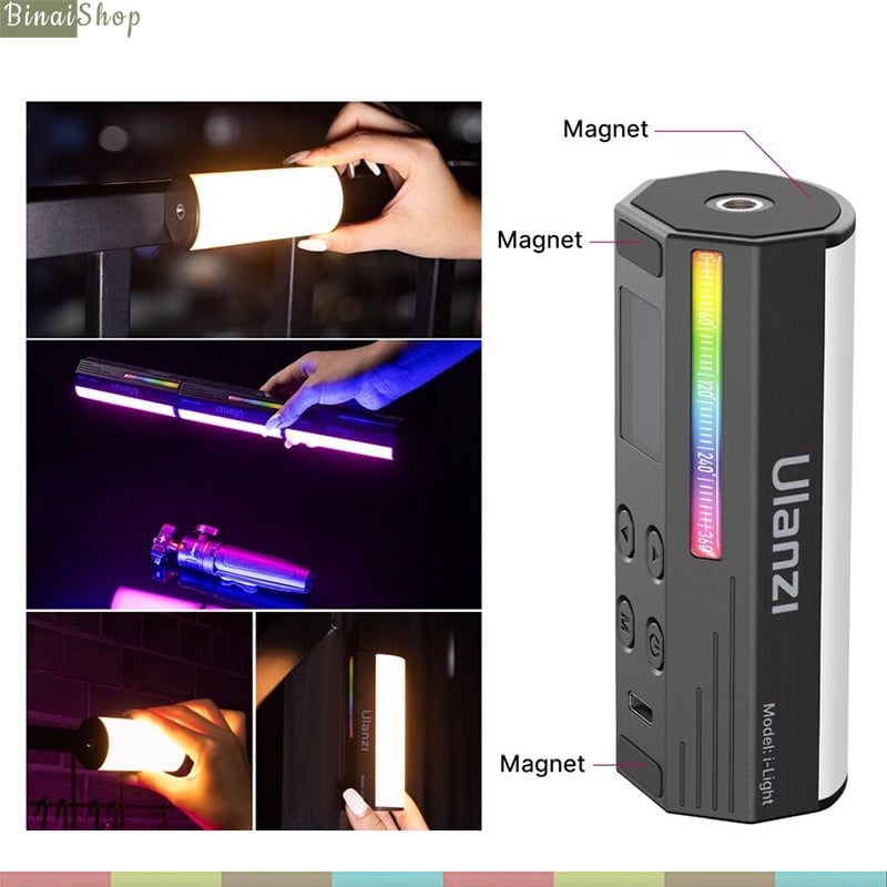 Ulanzi I-LIGHT - Đèn LED Nhỏ Gọn 20 Hiệu Ứng Cho Quay Phim Chụp Ảnh  Review mạng xã hội- Hàng chính hãng
