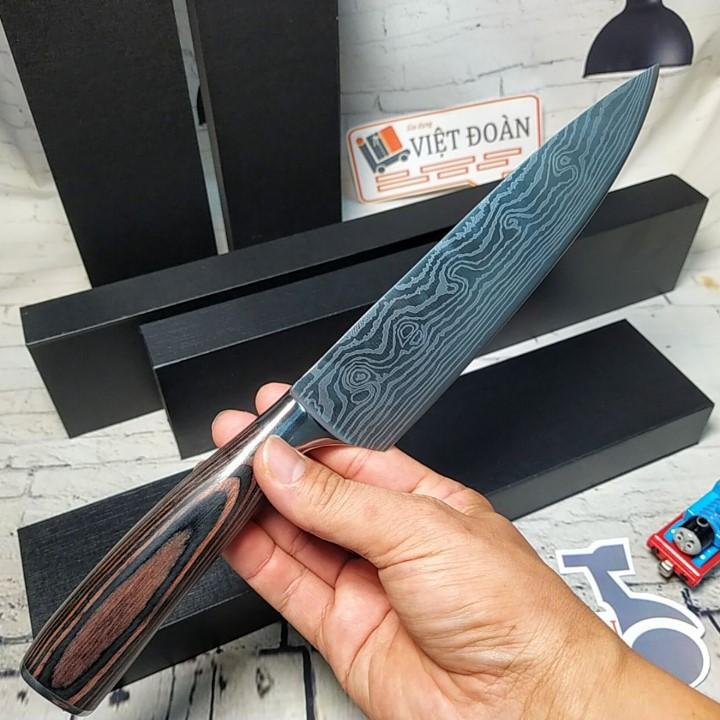 Dao Seki VÂN HOA HỘP CAO CẤP. Dụng cụ nhà bếp chuyên Thái thịt, Sashimi, Phi lê mỏng sắc bén ĐẲNG CẤP