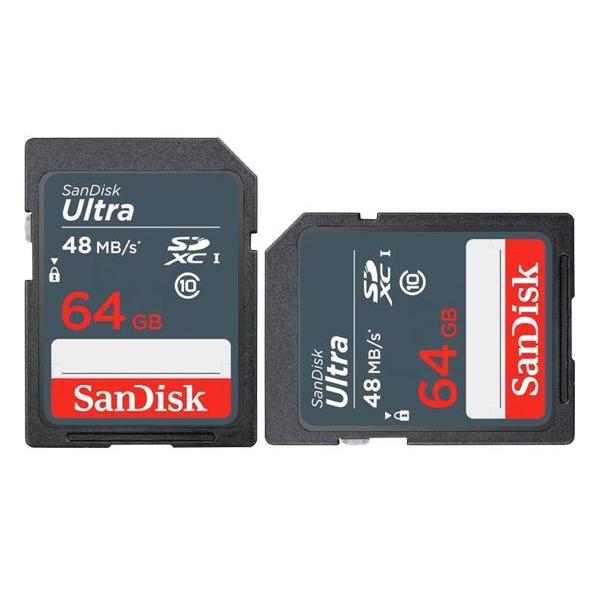 Thẻ nhớ SD Sandisk Ultra 48MB - 64GB - Hàng chính hãng