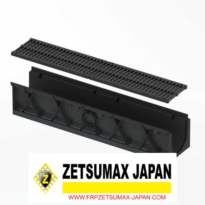 Rãnh Thoát Nước, Cống Thoát Nước Zetsumax -Japan Nhựa Hdpe Độ Bền Cao Chống Ăn Mòn Kích Thước(R)400 x (C)400 x (D)1000mm